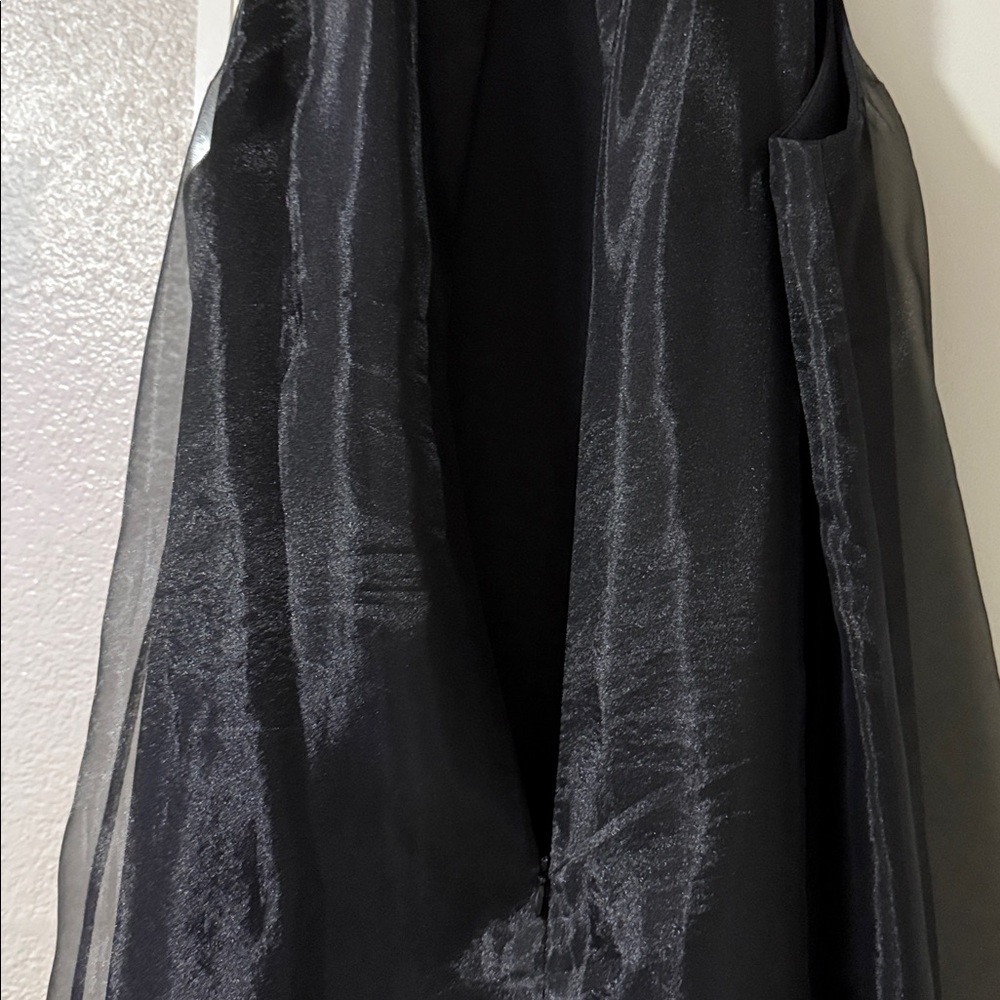 Kenneth Cole black dress sheer overlay - Picture 10 of 10